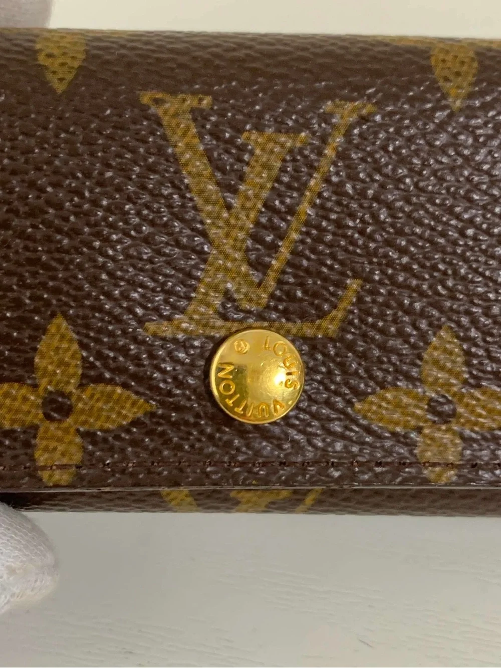 Louis Vuitton Brown and Gold Monogram Wallet